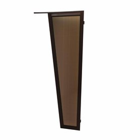 Boční stěna pro obloukovou stříšku délka 180 cm - hnědá, hloubka 75 cm