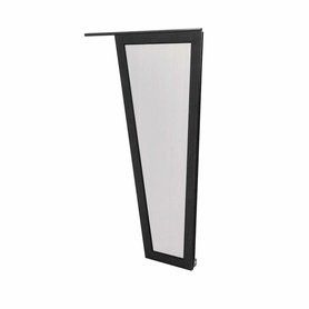 Boční stěna pro obloukovou stříšku délka 130 cm - antracitová, hloubka 75 cm
