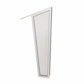 Boční stěna pro rovnou stříšku délka 180cm - bílá