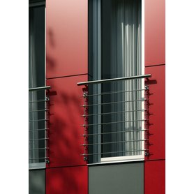 Nerezové zábradlí pro francouzská okna - Karina - 700mm