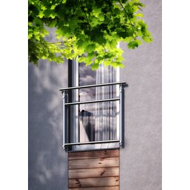 Nerezové zábradlí pro francouzská okna - Taurus - 700mm