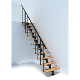 Modulové schodiště Minka Comfort Black