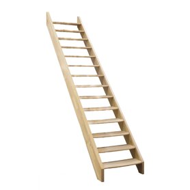 Dřevěné schody Minka Classic Smrk rovné 85 x 300cm