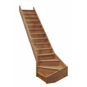 Dřevěné schody Minka Home Buk 1/4 lomené 85 x 300cm