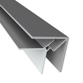 Rohový profil vnější Kerrafront barva šedá dl. 3m
