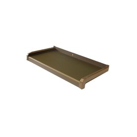 Parapet z taženého hliníku Bronz Elox C33